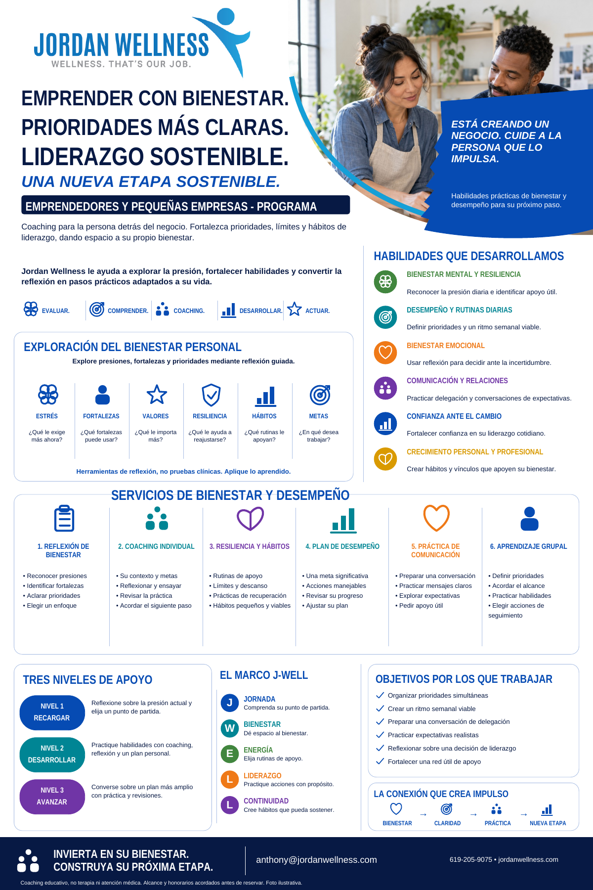 Folleto: Emprendedores y dueños de pequeñas empresas